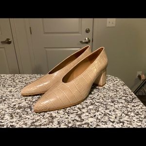 Andie Croco Leather Sand